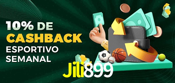 10% de bônus de cashback na Jili899